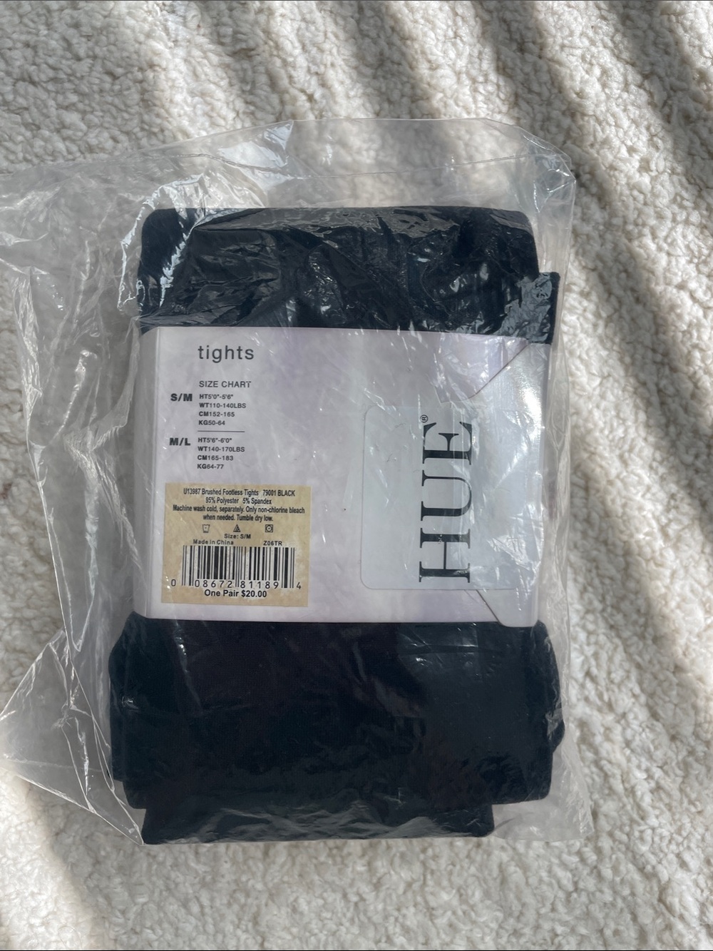 HUE sweater tights
